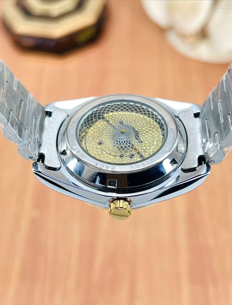 Rolex Truetone with golden dial SEMI AUTO